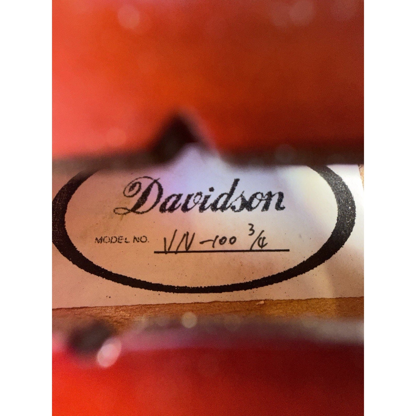 Davidson Model VN-100 Violin With Case, 3/4 Size