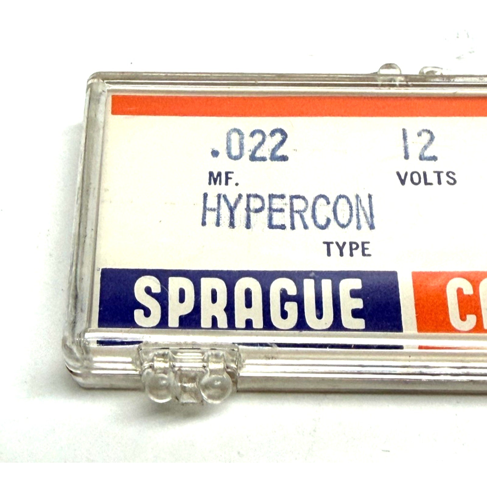 Vintage New Sprague Hypercon .022 MF 12V Ceramic Disc Capacitor HY-340