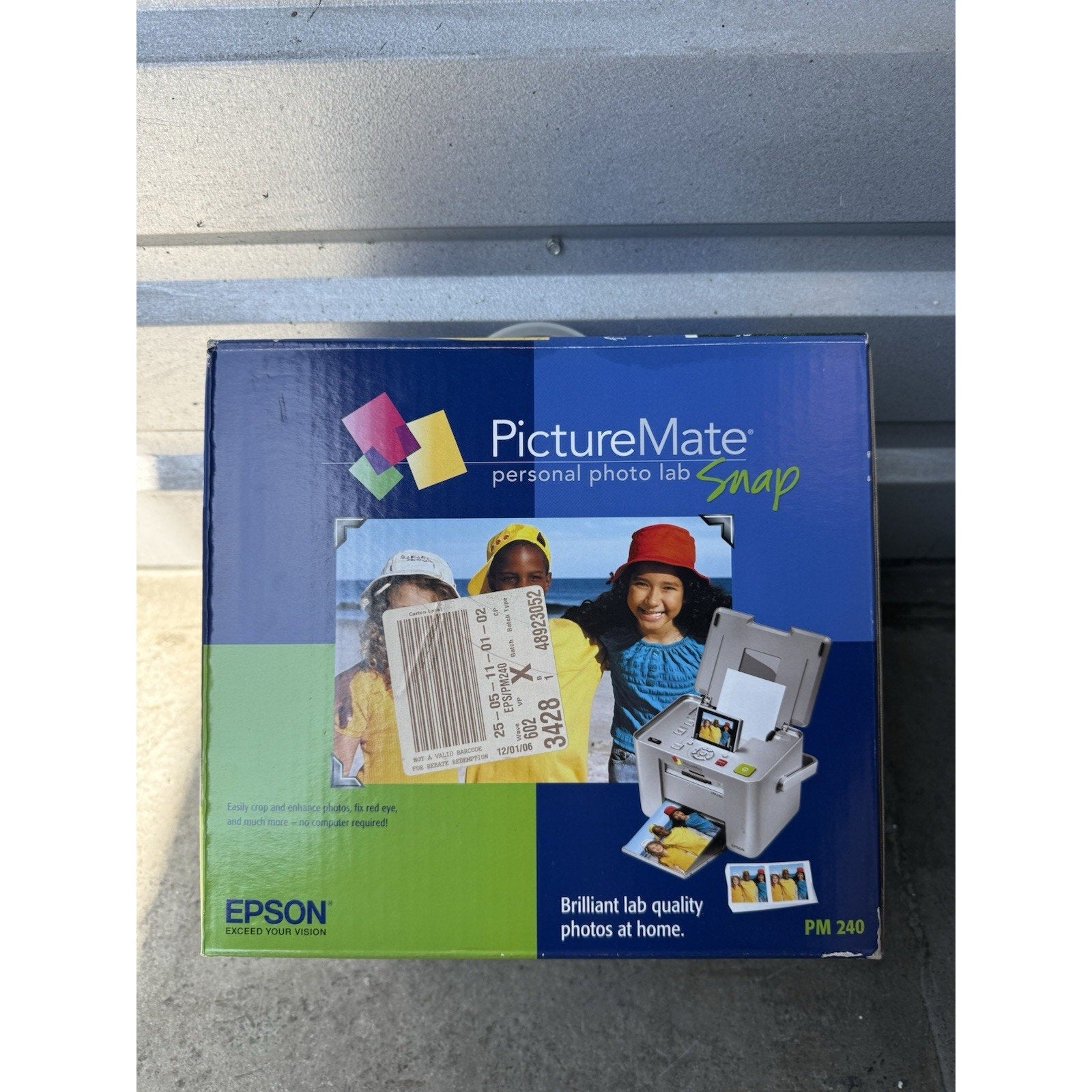 VINTAGE 2004 NOS Epson PictureMate PM 240 Photo Printer Portable Dash
