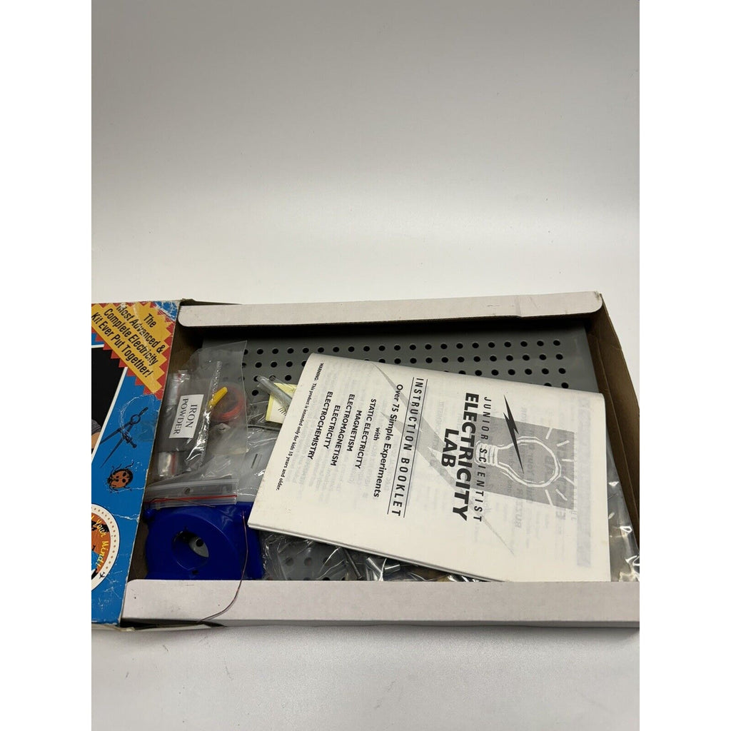 Vintage SEALED NEW Kid's Tek Junior Scientist Electricity Lab Kit. Item No. 211