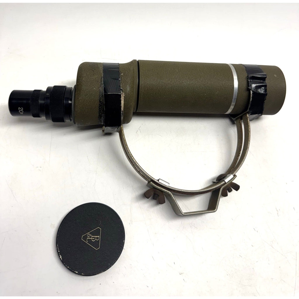VINTAGE RARE Bausch & Lomb Military WW II Spotting Scope Green 1942