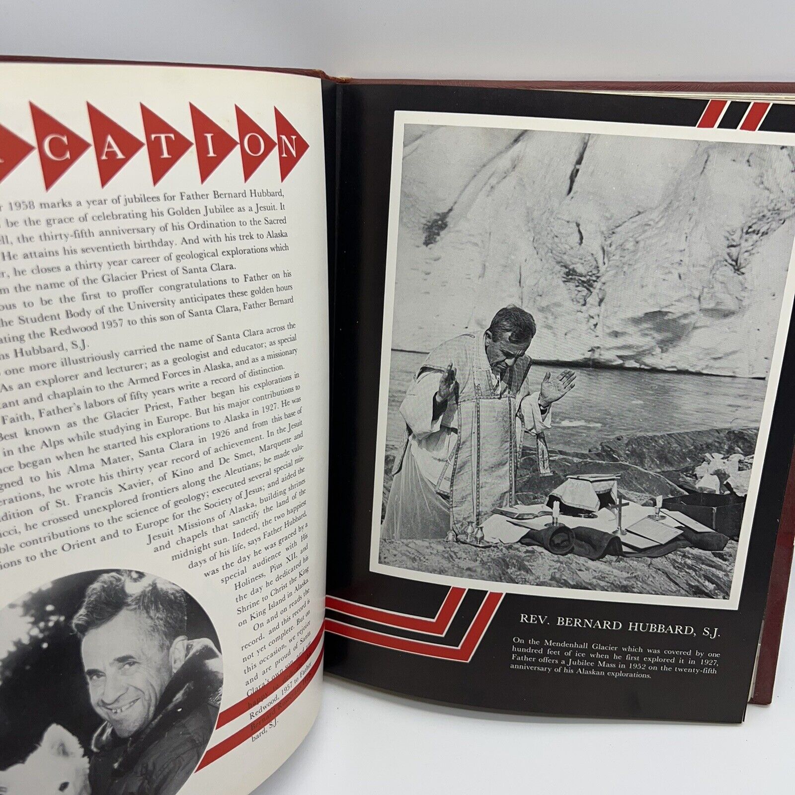Vintage Yearbook Santa Clara California University Redwood 1957