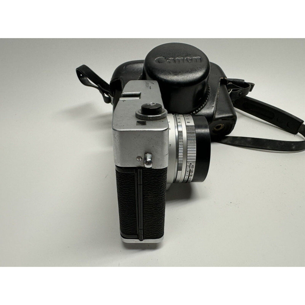 VINTAGE Canon Canonet 35mm Silver Point & Shoot Film Camera Made in JAPAN