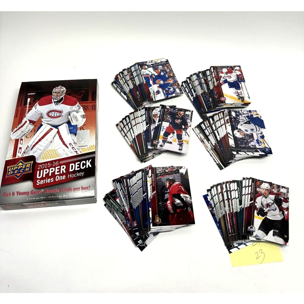 2015-16 Upper Deck Hockey Series 1 one Hobby Box : 173 Cards