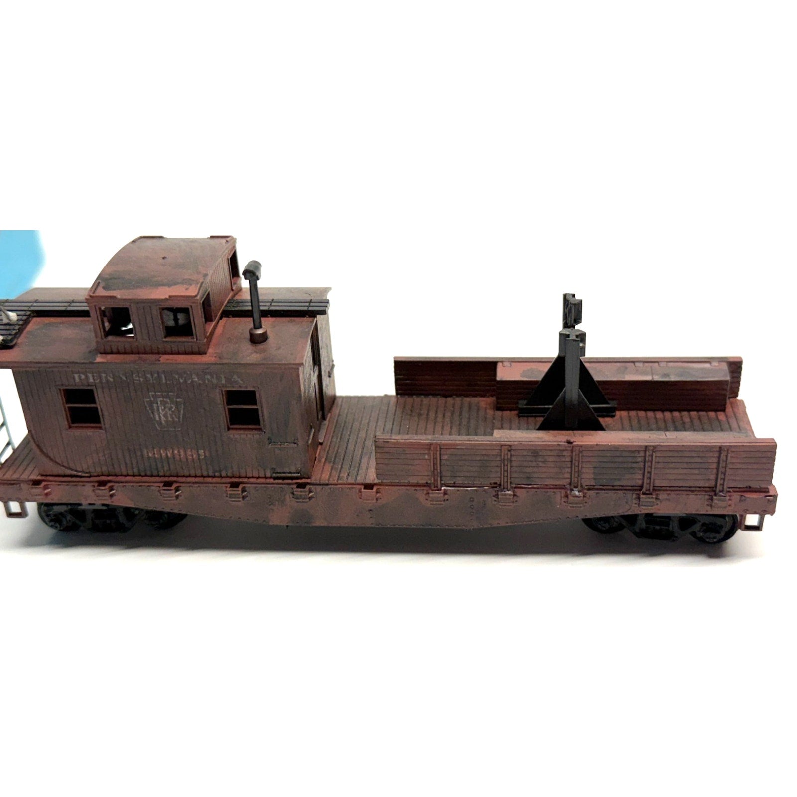 Vintage Athearn Item No 1276 PRR Work Caboose #MW985 - HO Model