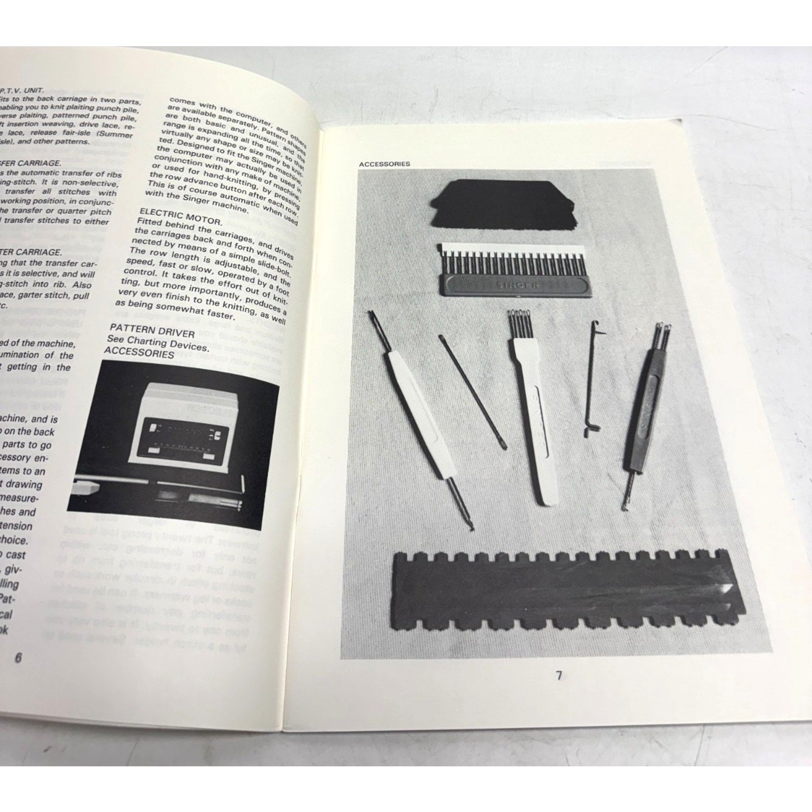 Vintage A Basic Dictionary for the French Electronic Knitting Machines -1986