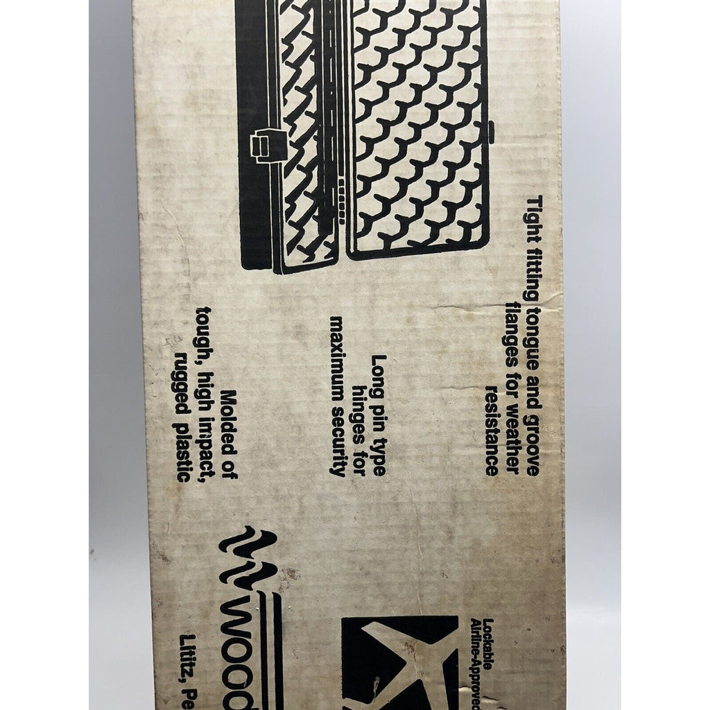 FACTORY SEALED VINTAGE Box Woodstream Rifles & Shotguns Hard Case Foam Inserts