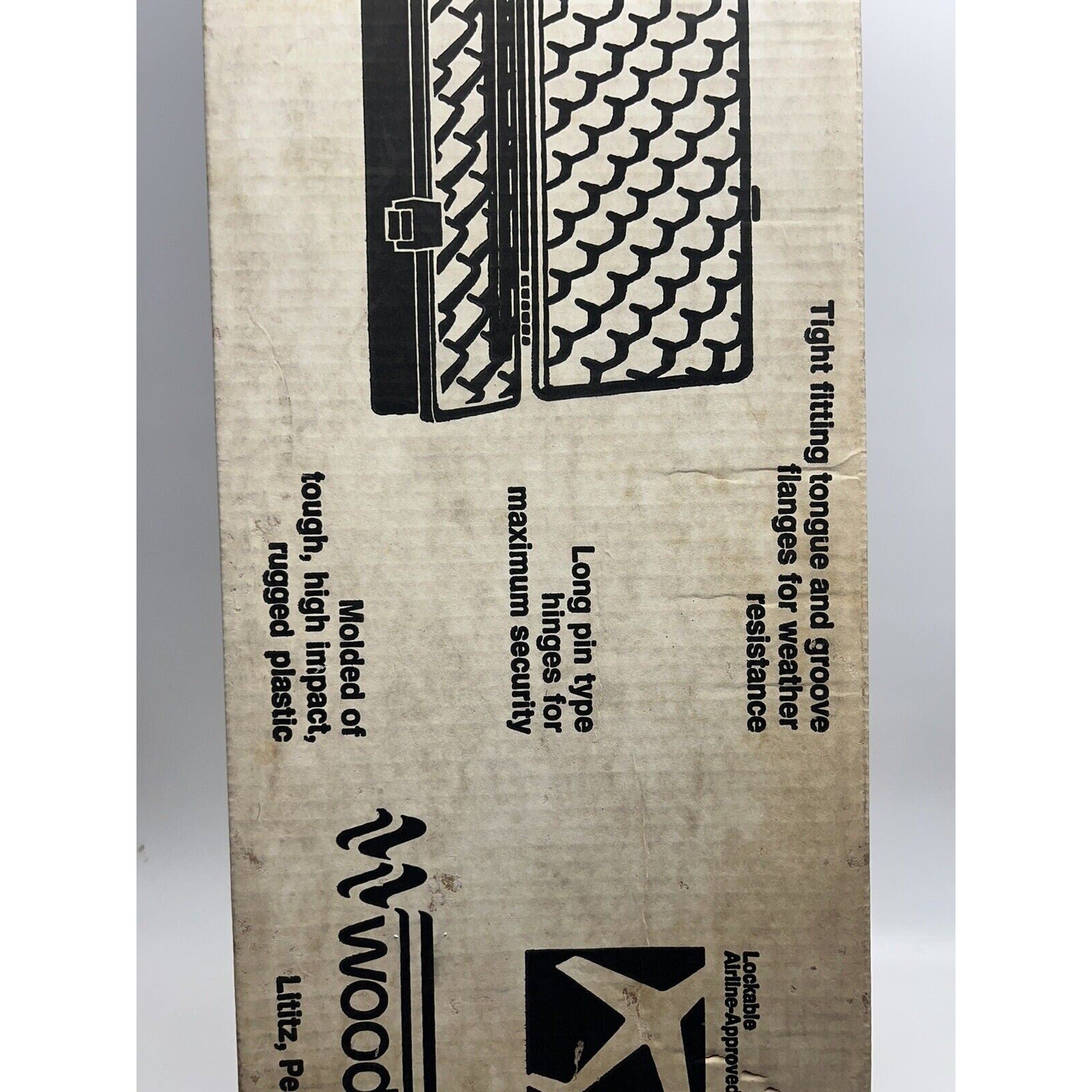FACTORY SEALED VINTAGE Box Woodstream Rifles & Shotguns Hard Case Foam Inserts