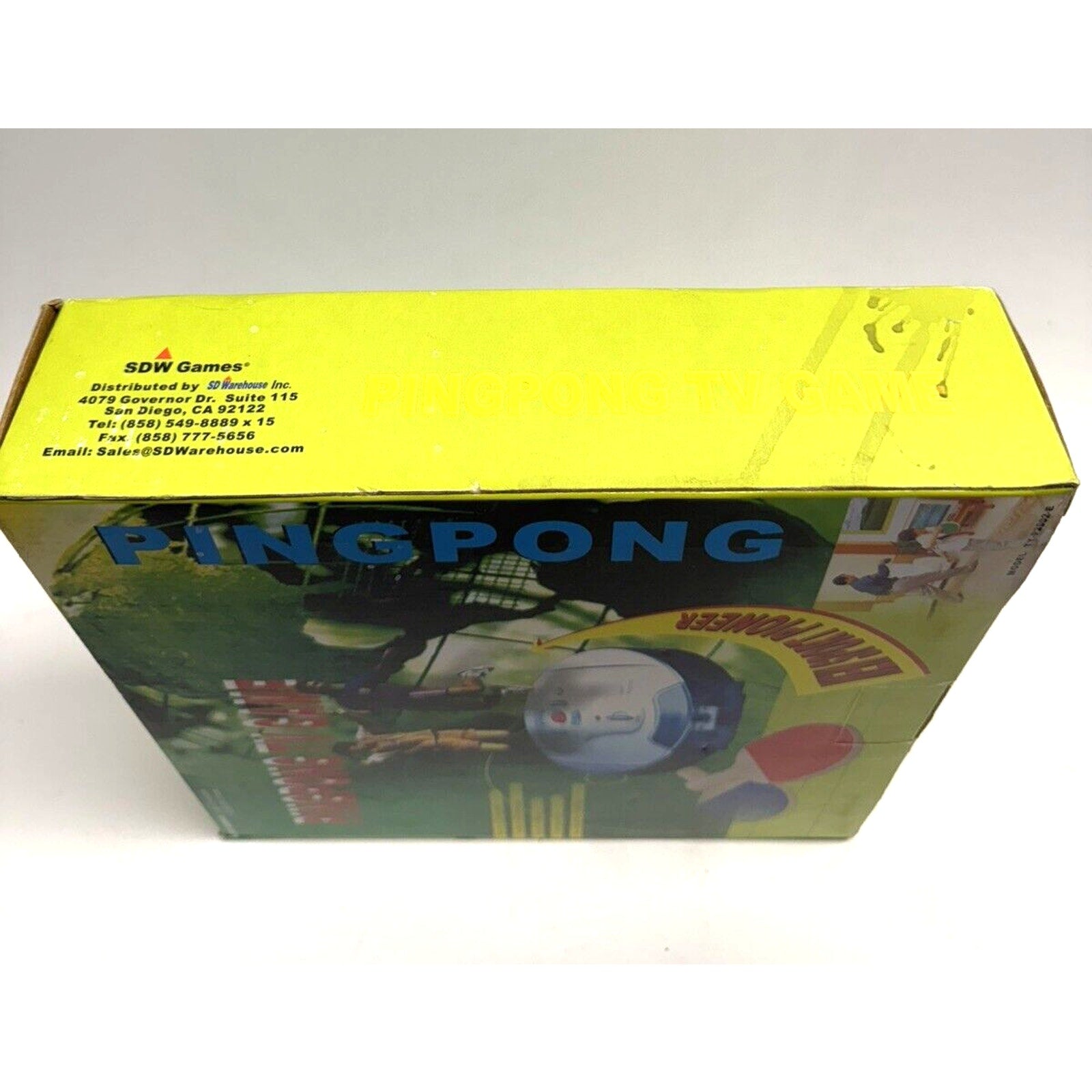 Vintage SEALED Style Ping Pong Sport Pioneer TV Virtual Plug & Play 5 Feature