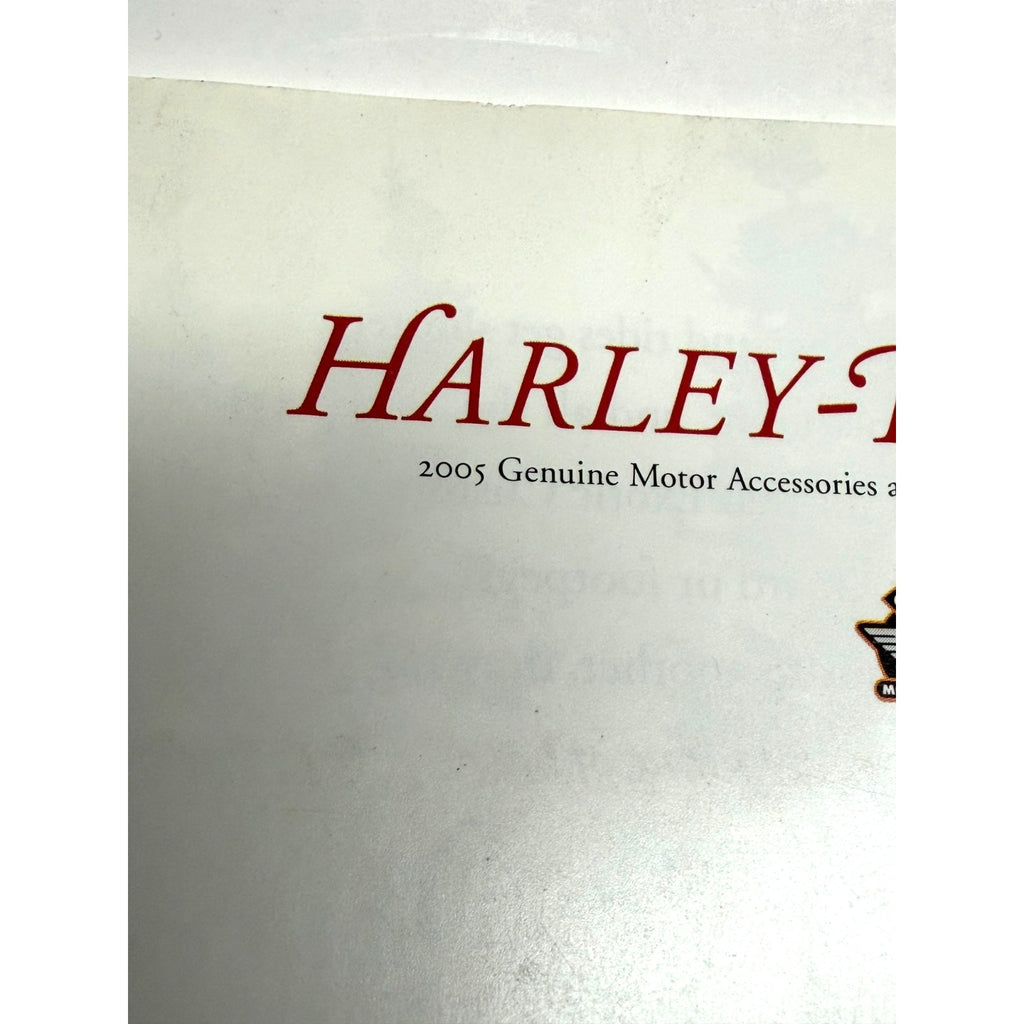 Vintage Harley-Davidson 2005 Genuine Motor Accessories & Genuine Parts Guide