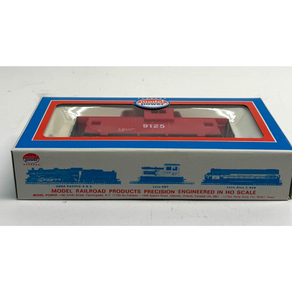 Vintage NEW Model Power HO - Red Safety Caboose 9125 - BOXA