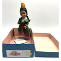 VINTAGE Madame Alexander “Korea” Green/Purple Outfit 8” Doll With Tag & Box #522