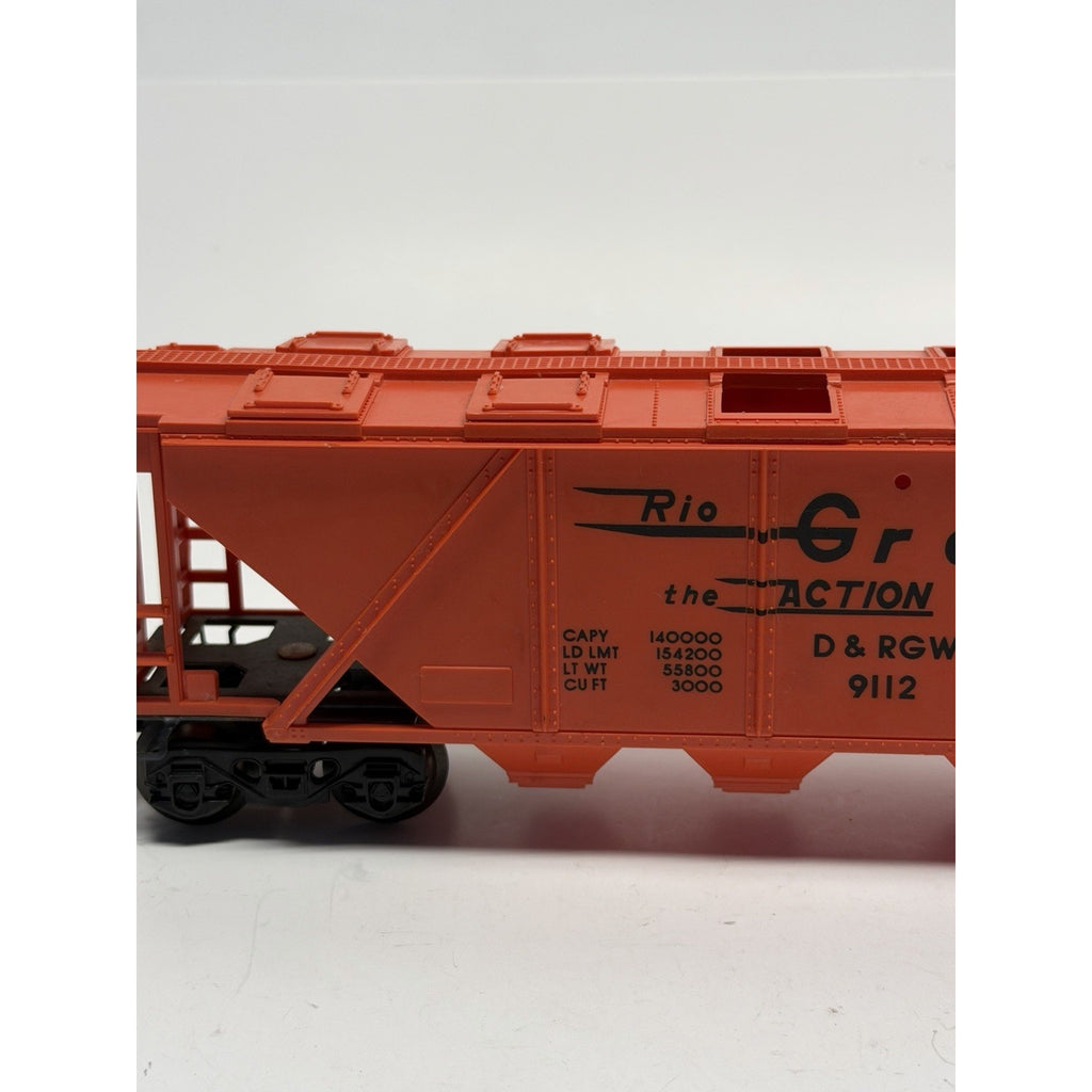 VINTAGE Lionel O Scale (Used) #6-9112 Rio Grande Covered Hopper
