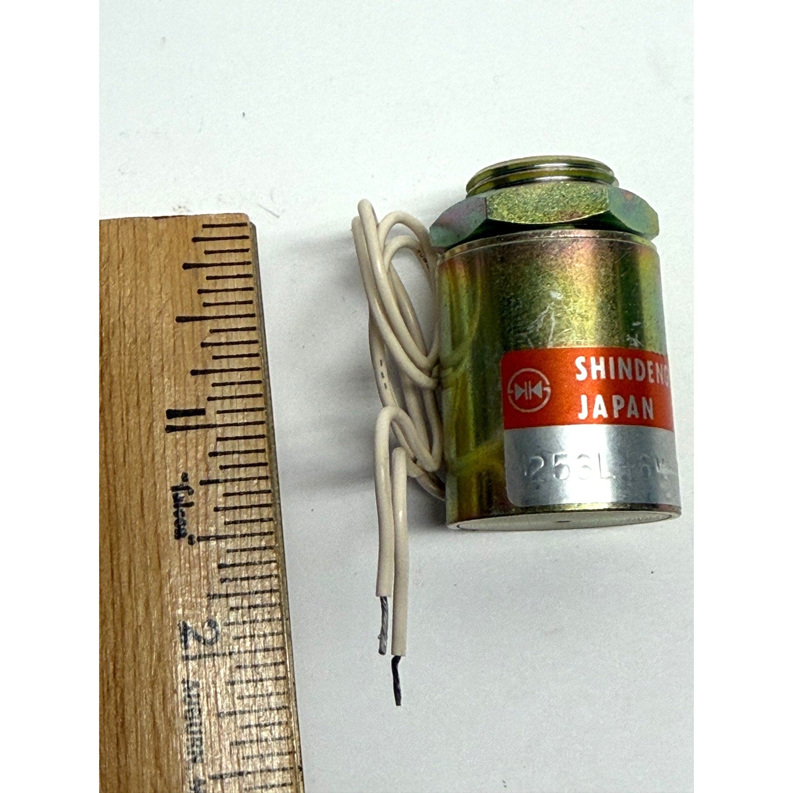 Vintage Shindengen M253L-6V DC Solenoid Japan - 6V Push-Pull Linear Actuator