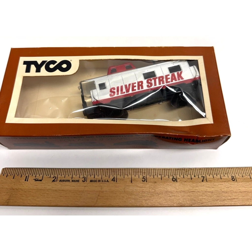 Vintage Tyco HO Scale Silver Streak Caboose 327-60.