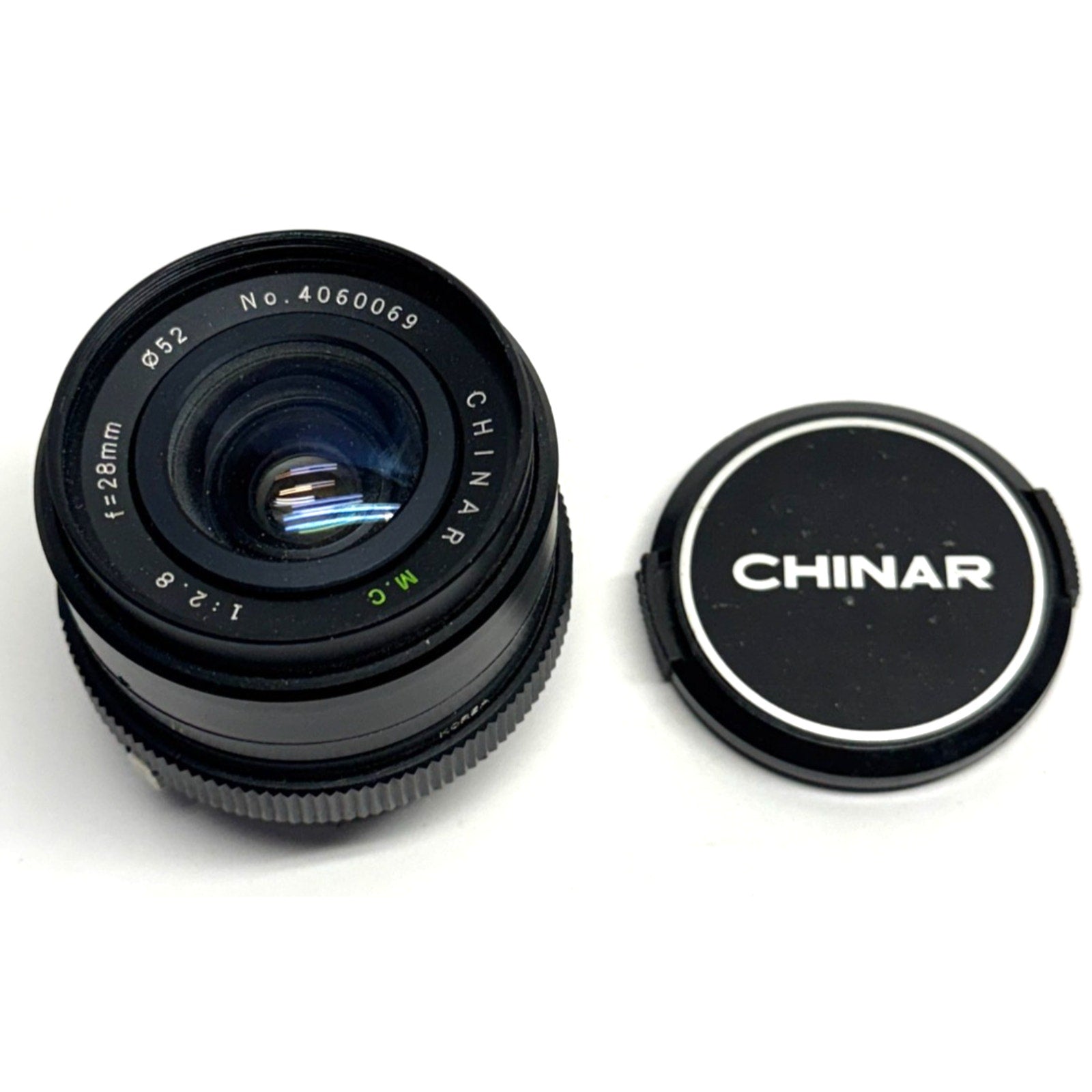 Vintage Chinar M.C. 28mm f2.8 Manual Focus Wide Angle Prime Lens