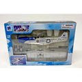Vtg New Ray Pilot 1/48 Scale Model Kit P-51 Fighter Silver 1:48 No. 20217 B1