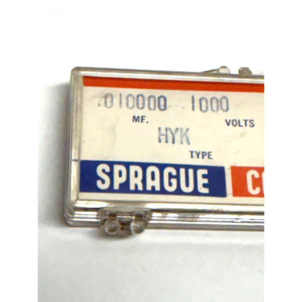 Vtg 5pc NOS Sprague 5HK-S10 .01uF 1000V 1kV Ceramic Disc Capacitors HYK Z5U