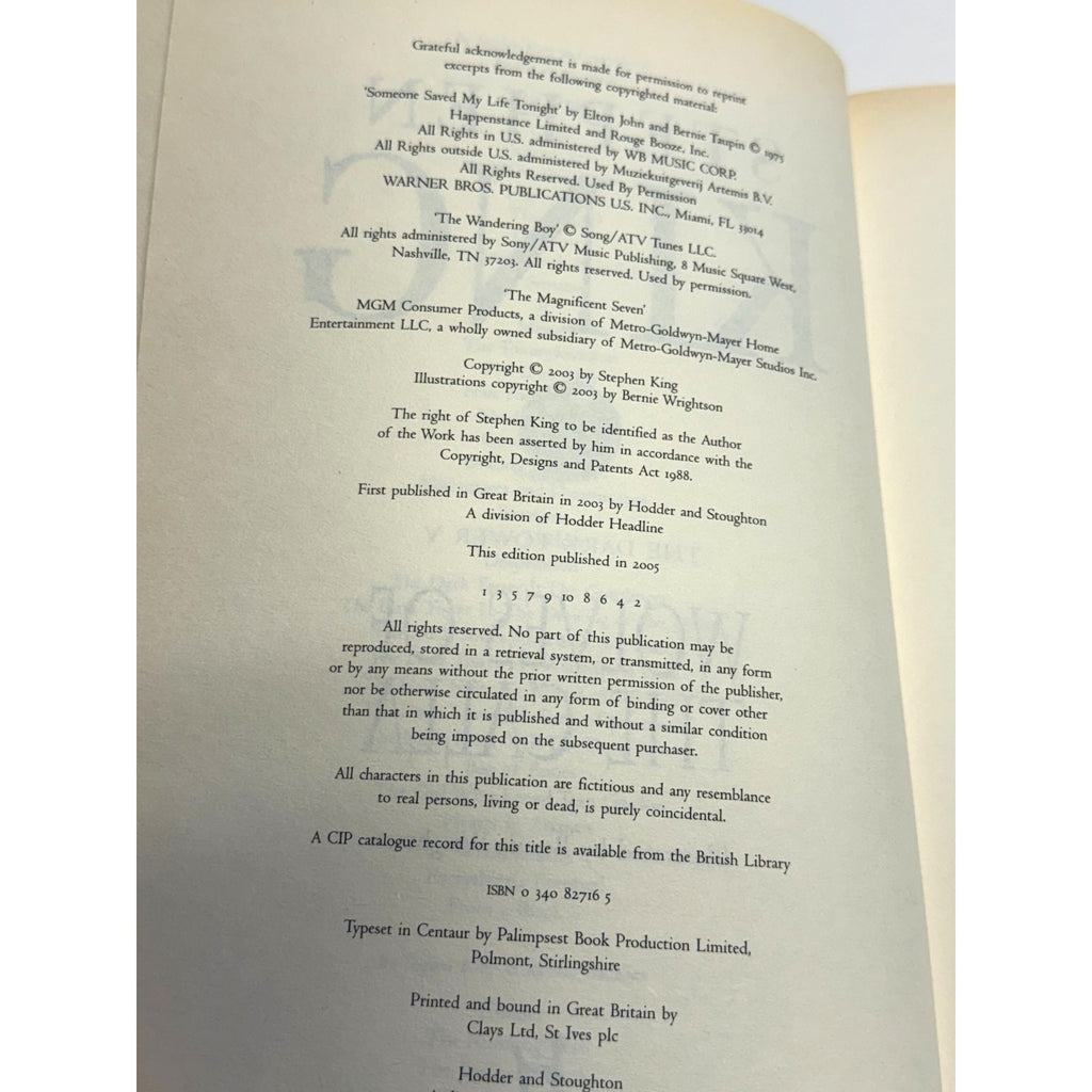 Vintage The Dark Tower V: Wolves of the Calla by Stephen King