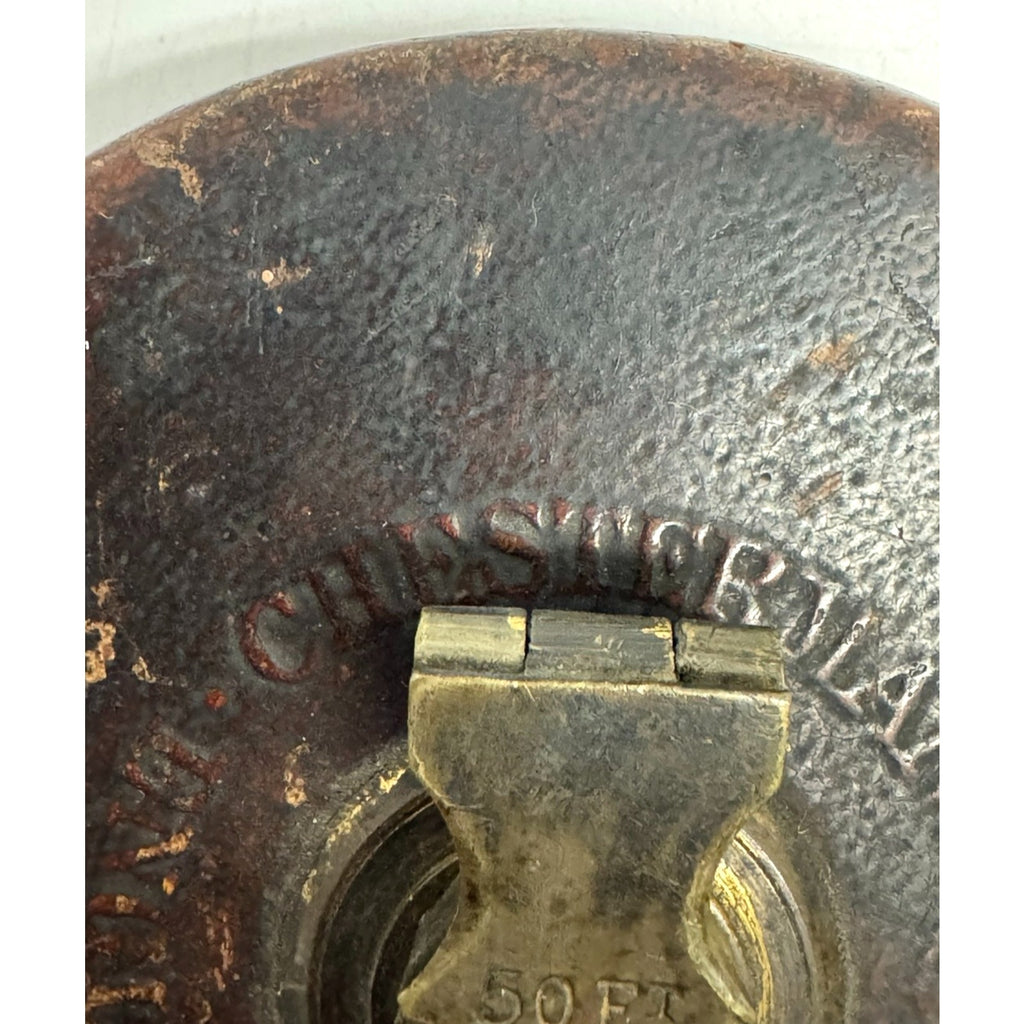 Vintage Measuring Tape In Leather Case Piccolo KEUFFEL & ESSER CO NEWYORK 50ft