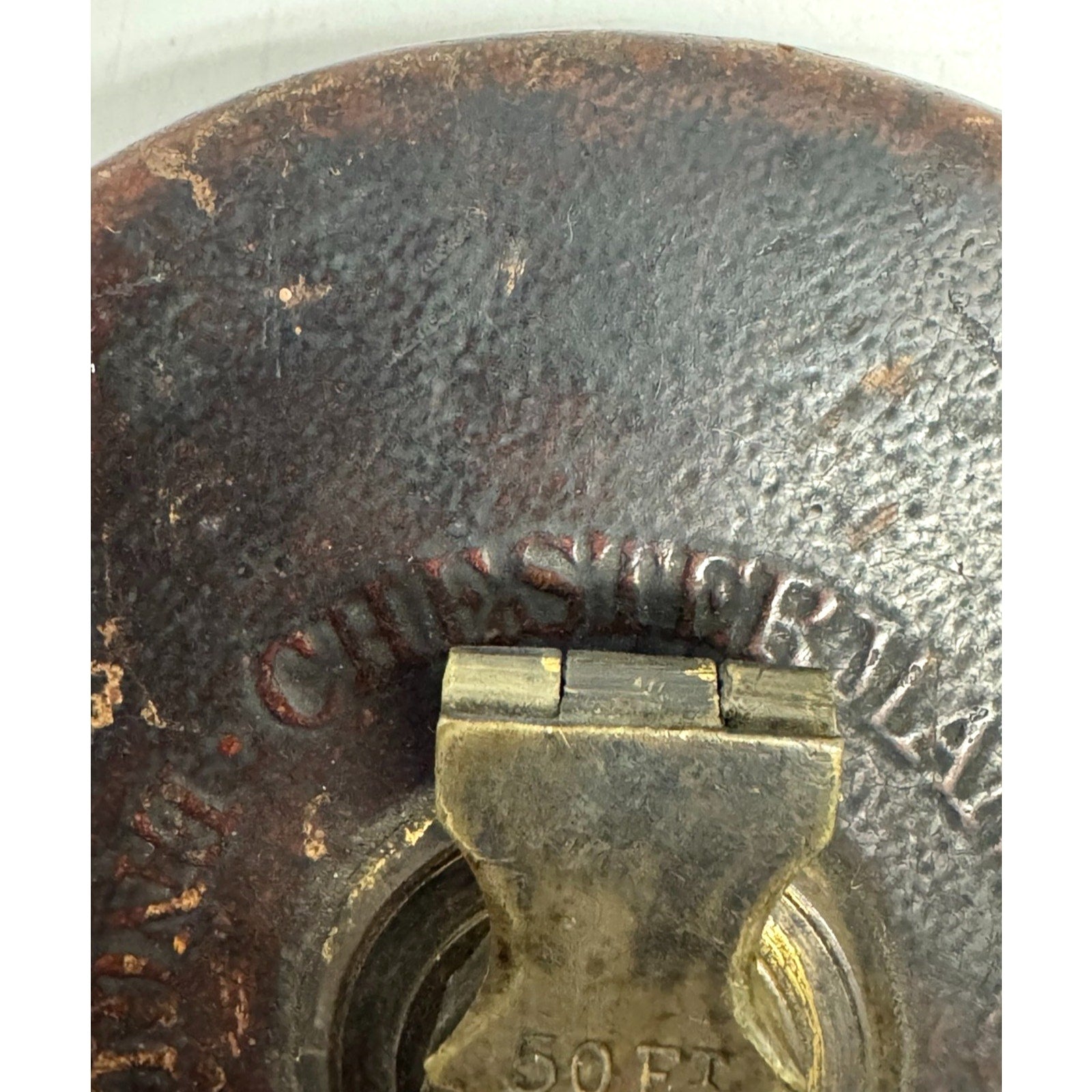 Vintage Measuring Tape In Leather Case Piccolo KEUFFEL & ESSER CO NEWYORK 50ft