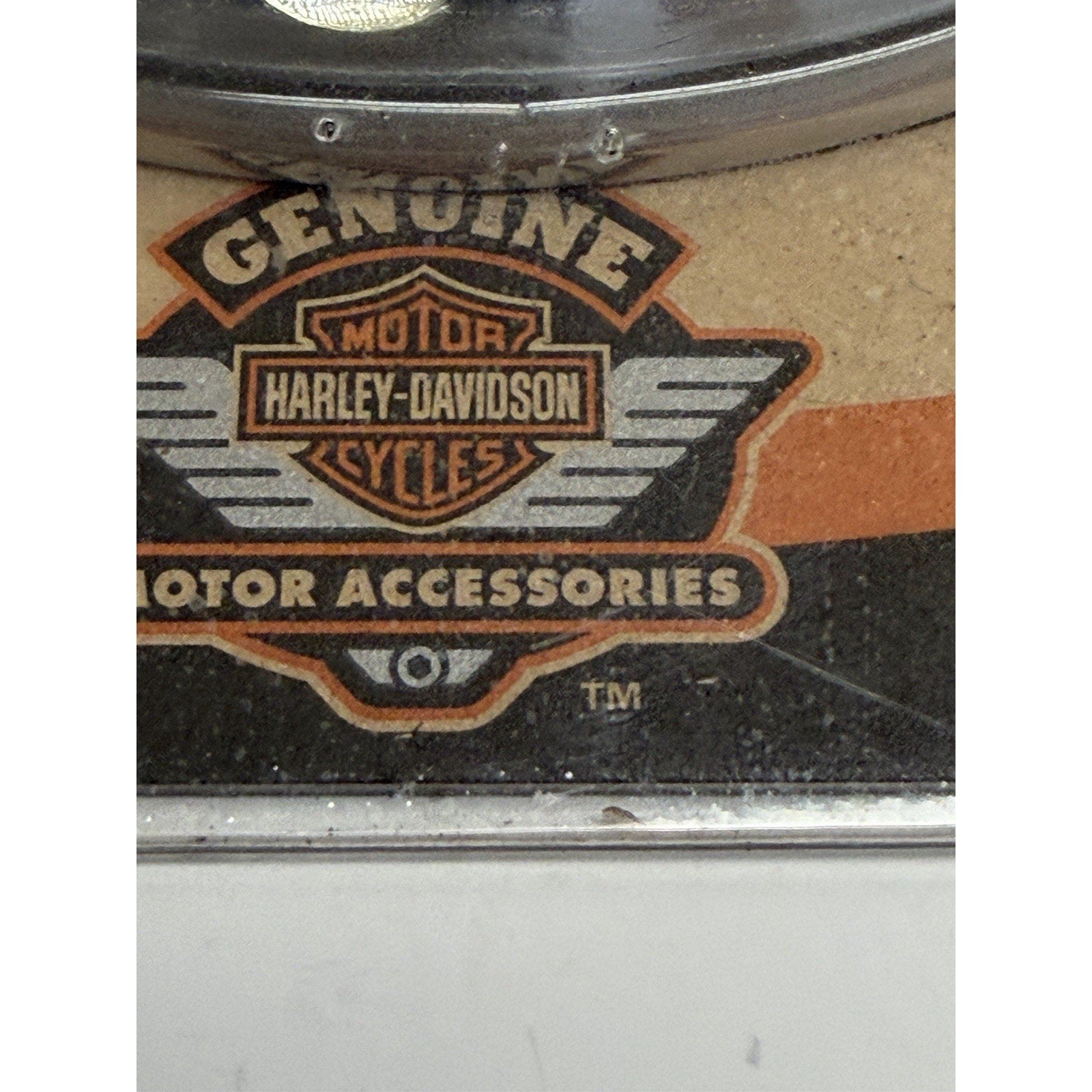 Vintage NEW Harley Davidson Touring Chrome Gas Tank Door Cap 61319-09 OEM.