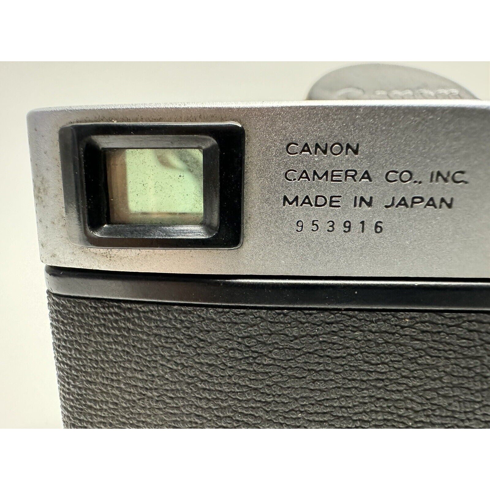 VINTAGE Canon Canonet 35mm Silver Point & Shoot Film Camera Made in JAPAN