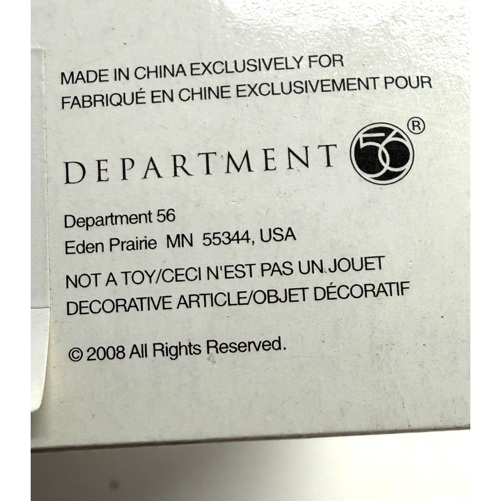 VTG NEW Dept 56 NCC Motorcycle Elves Christmas 2008 North Pole Series 804013