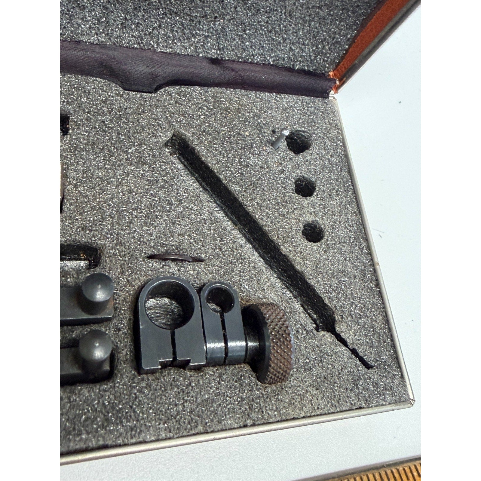 Vintage Brown & Sharpe Dial Test Indicator Attachment Kit w/ Case Machinist