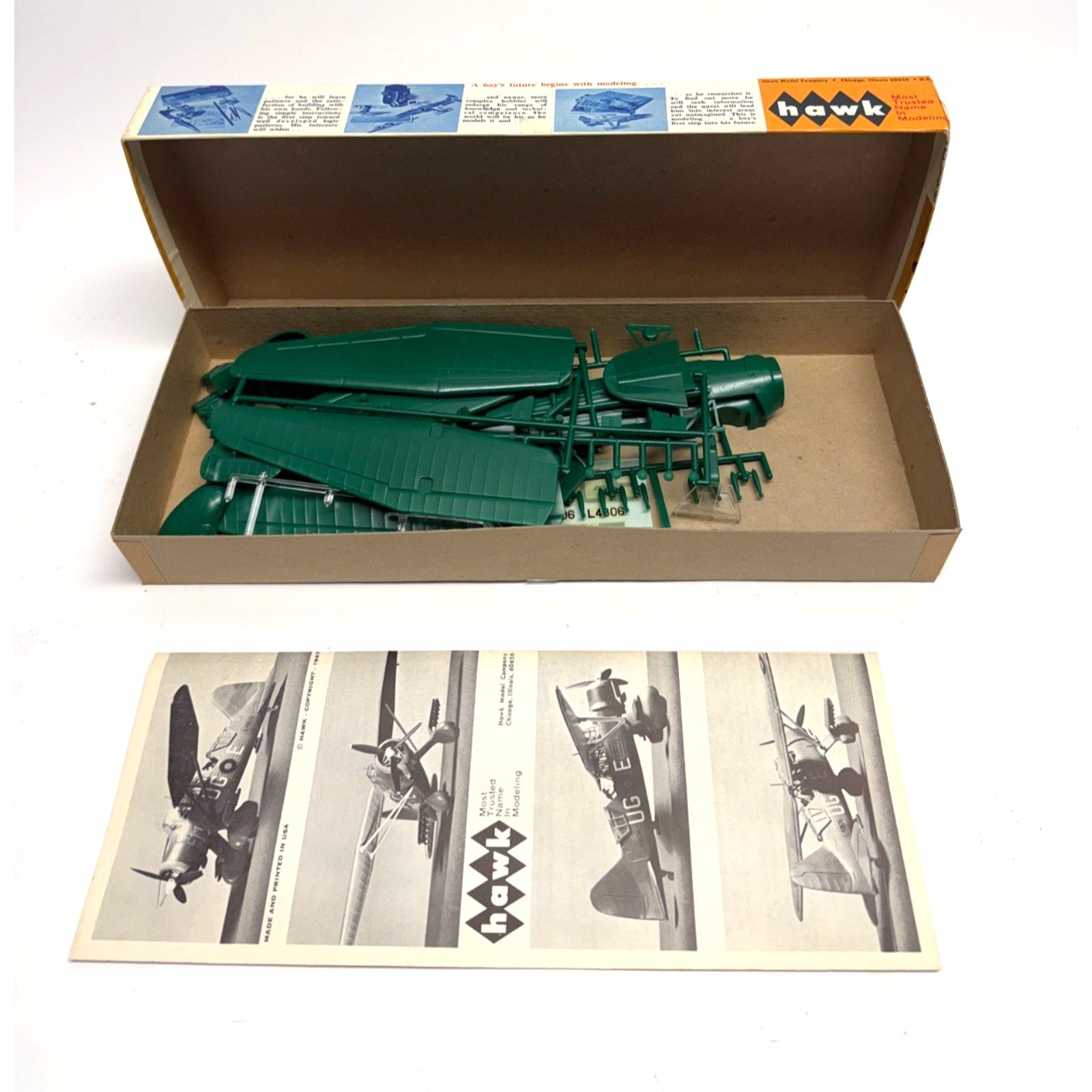 Vintage NEW Hawk #563-100 1/48 Scale Westland Lysander Mk.II New Tooling