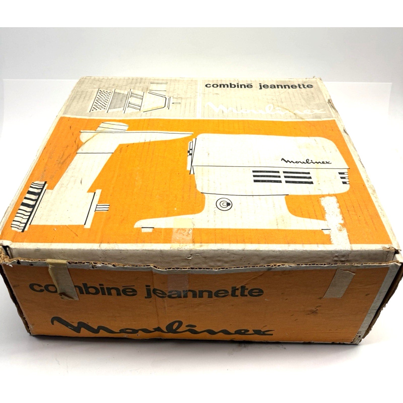 Vintage NOS Moulinex Combine' Jeannette Food Processor Orig Box