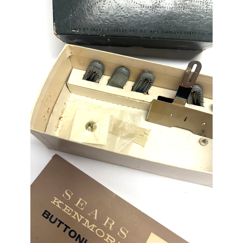Vintage Sears Kenmore Buttonhole Attachment Tool Buttonholer Greist