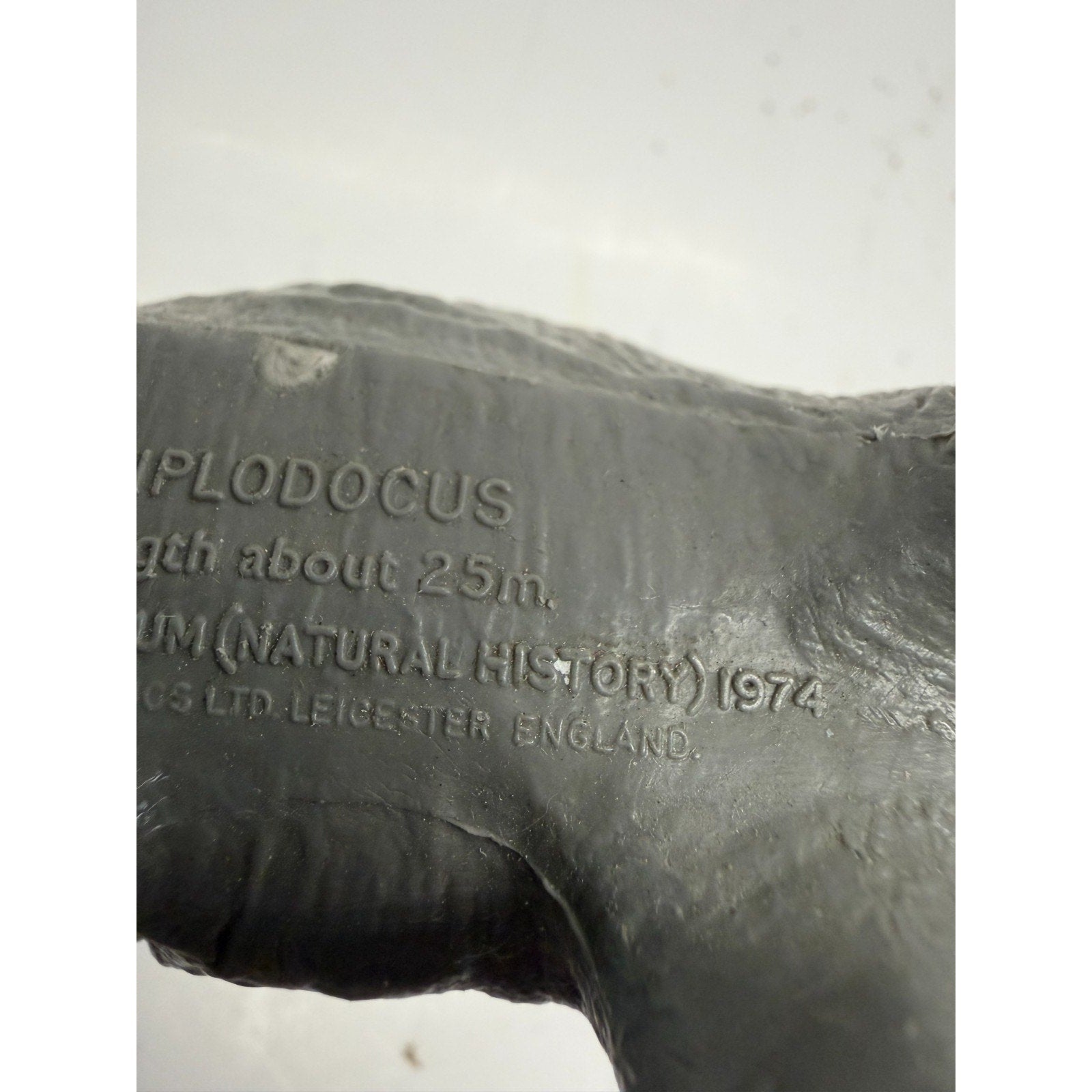 Vintage Diplodocus - British Natural History Museum - 1974 - Dippy