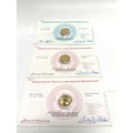 Vtg lot of 3 New Certificate of Official Asset Grading Registration 08-09