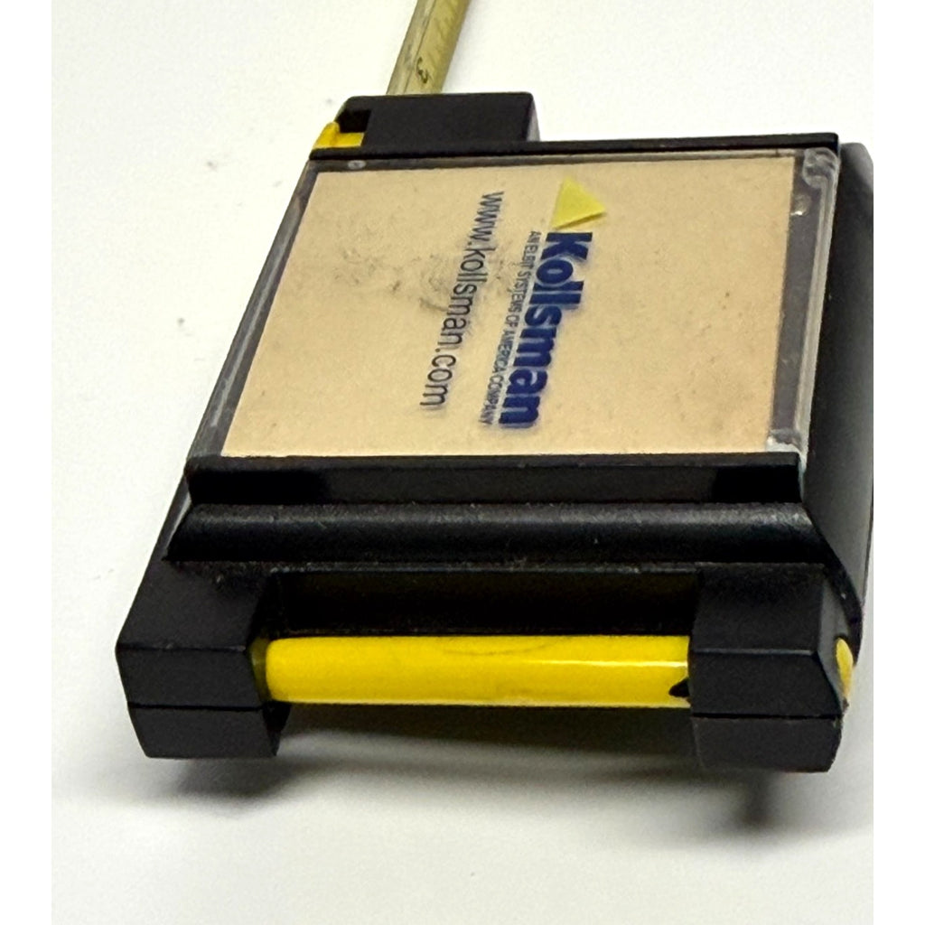 Vintage Kollsman Elbit Systems Multi-Function Tape Measure Level Notepad Pen
