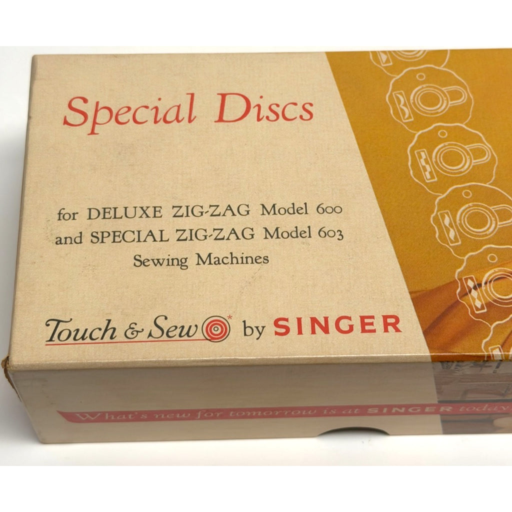 Vintage Singer Special Discs for DeluxeZIG-ZAGModel600 + SpecialZIG-ZAGModel603