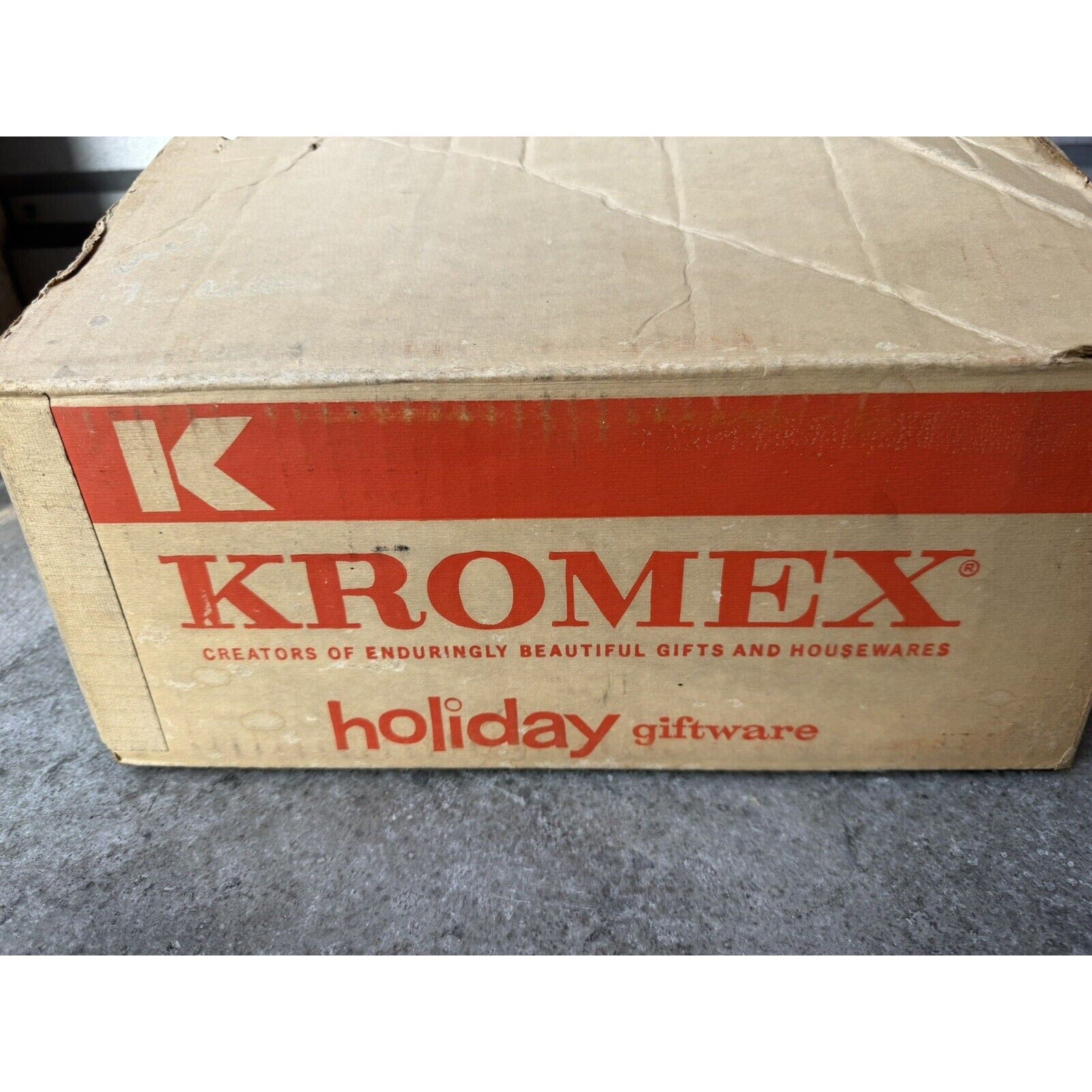 Vintage Kromex #200 Lazy Susan Party Platter Glass Dish Set Elegant Serve Tray