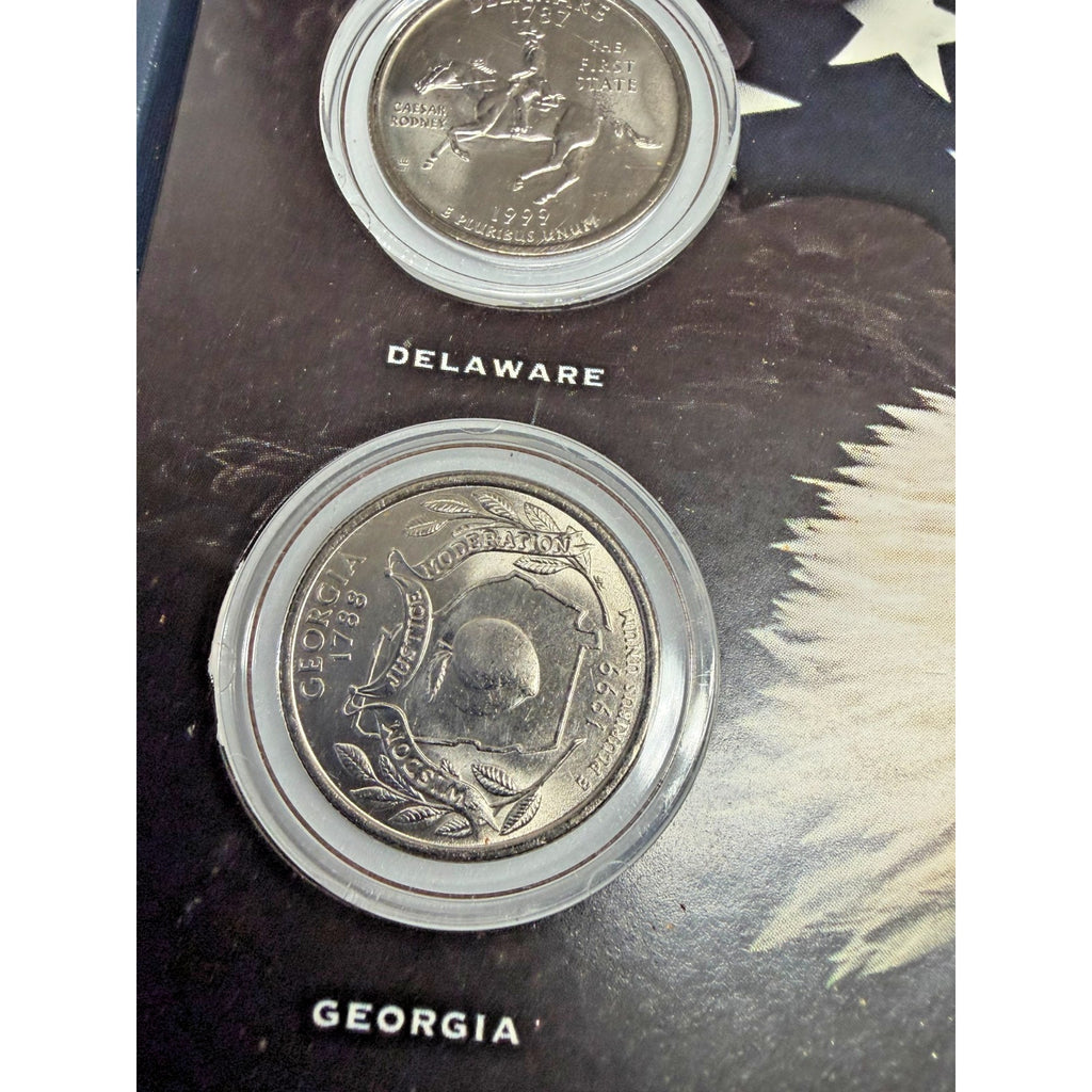 Vtg 1999 Mint State Quarter Collection 5-Coin Set World Reserve MonetaryExchange