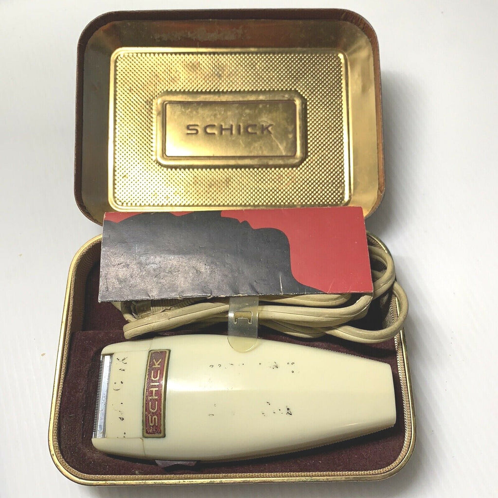 Vintage Schick Super Electric Razor Shaver : Fully Working Condition
