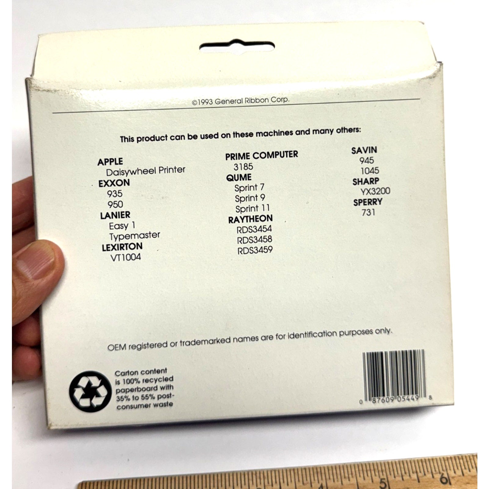 Vintage SEALED NEW General Ribbon GRC T479-MSB Multistrike Black ribbon