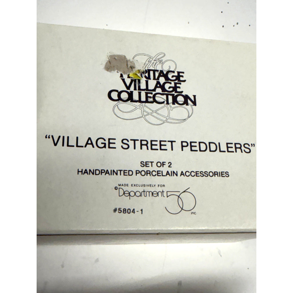 VTG New Department 56 Heritage Village "Village Street Peddlers" (item #5804-1)
