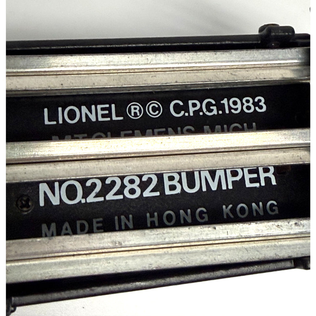 Vintage Lionel 2282 Die-Cast Illuminated Track Bumper O Gauge 3-Rail 1983