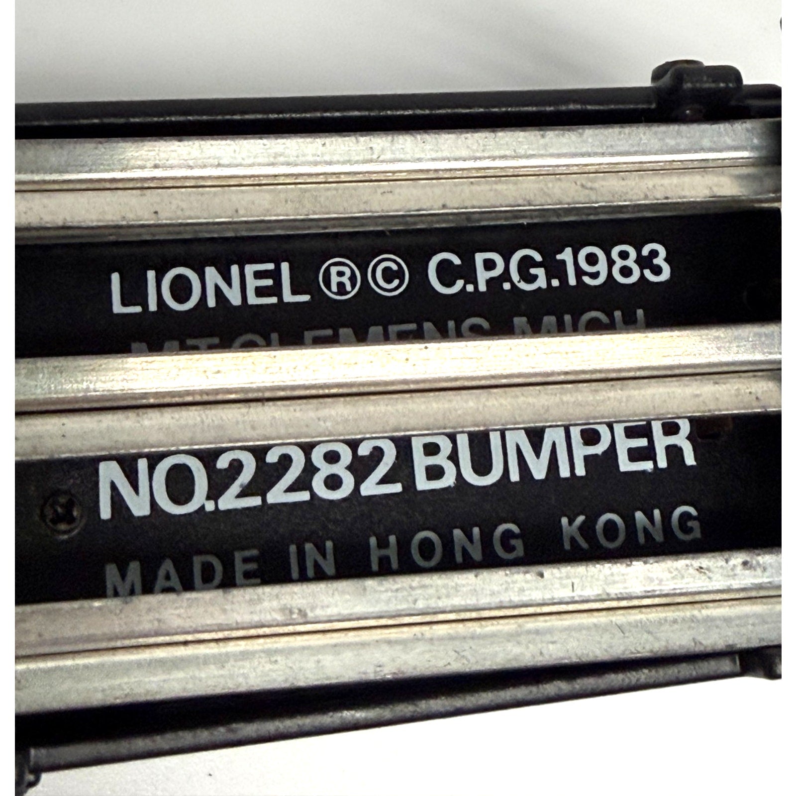 Vintage Lionel 2282 Die-Cast Illuminated Track Bumper O Gauge 3-Rail 1983