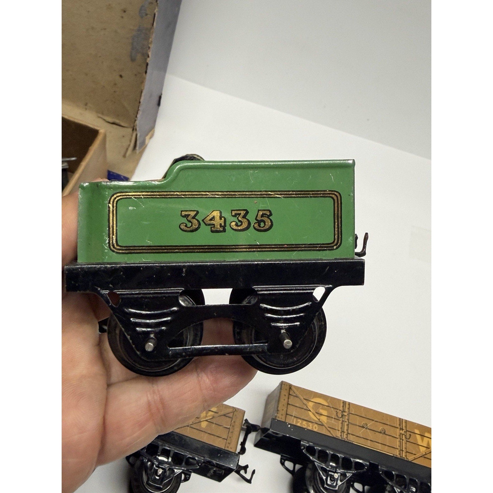 VINTAGE 1950 RARE HORNBY TRAIN M1 GOODS SET MECCANO LIMITED MADE IN ENGLAND