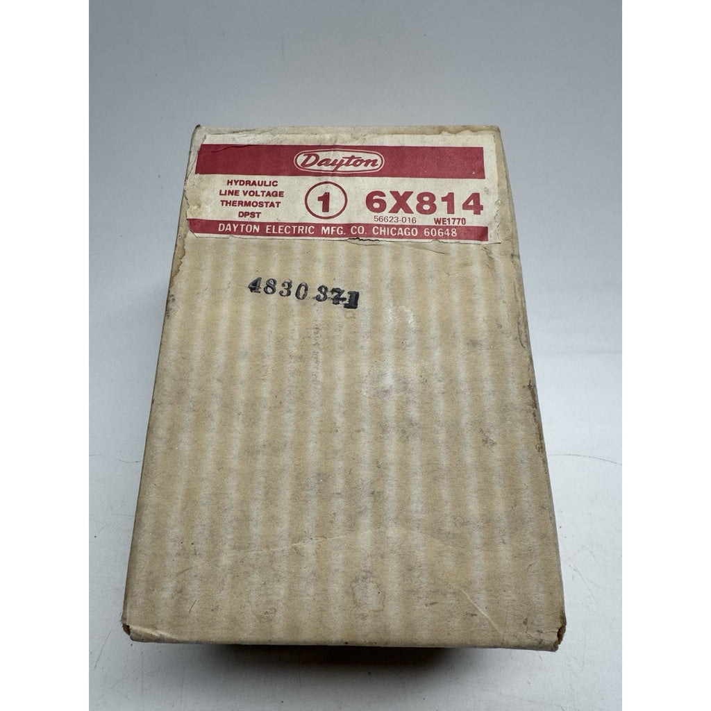 VINTAGE FACTORY SEALED Dayton Hydraulic Line Vontage Thermostat DPST 6X814