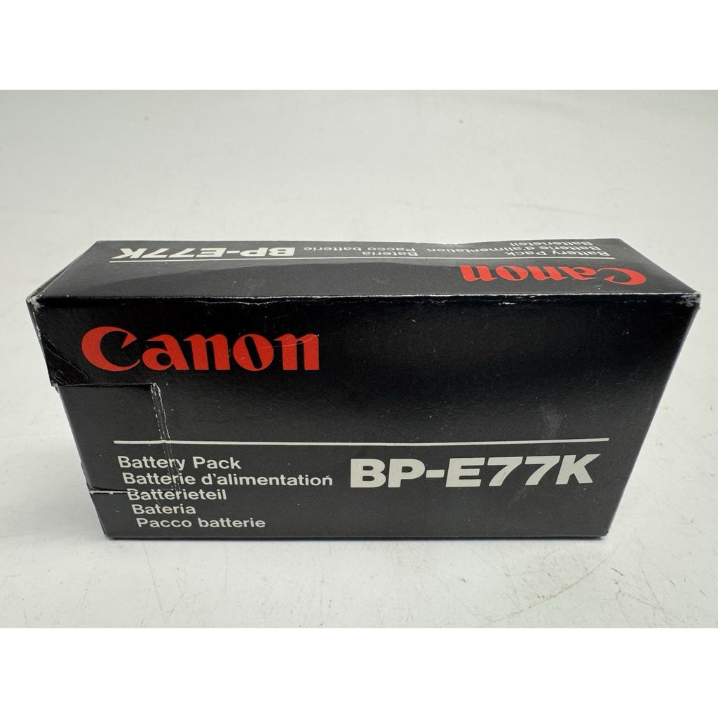 VINTAGE NOS Canon BP-E77K Battery Pack Black Rechargeable Ni-Cd 6-Volt 1000mAh
