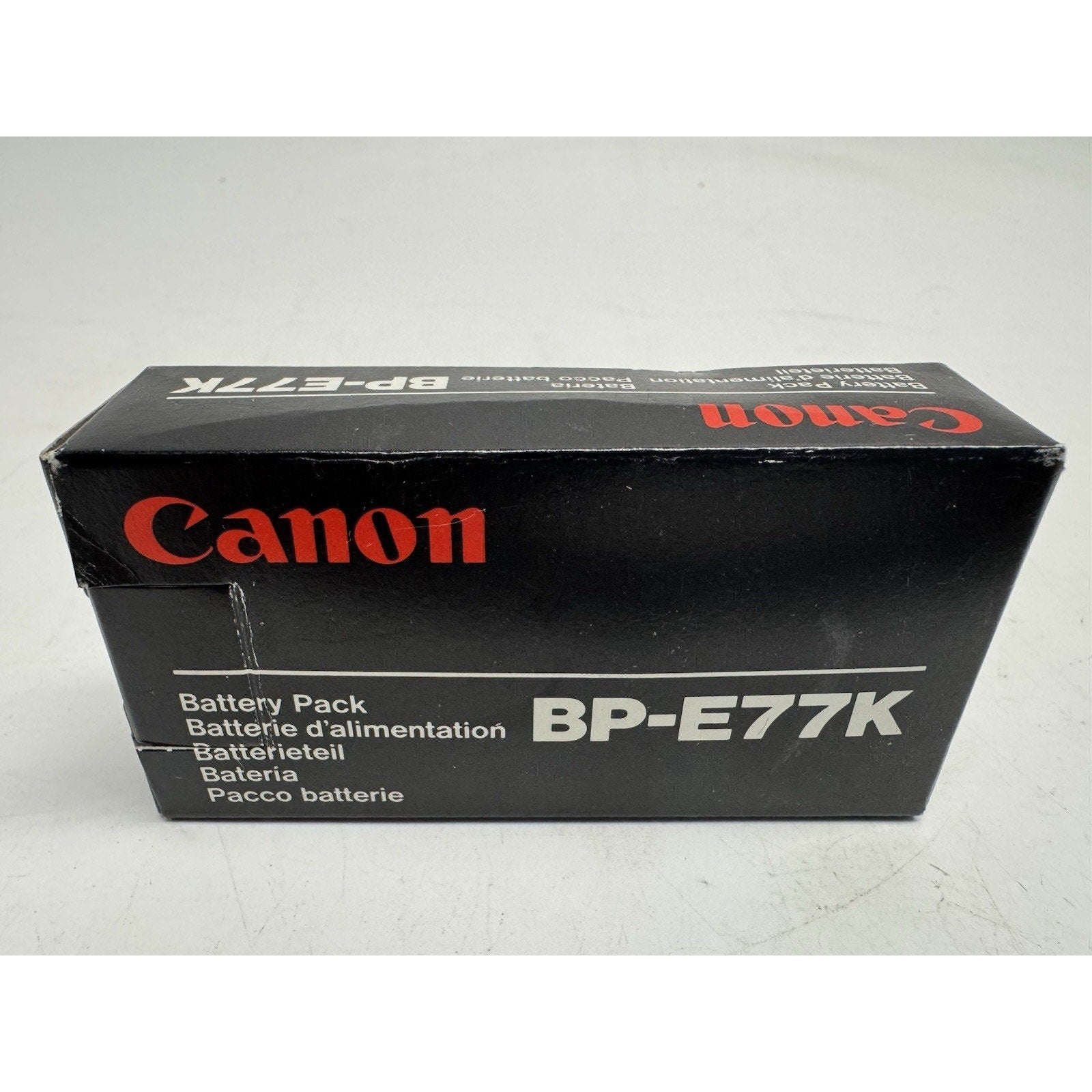 VINTAGE NOS Canon BP-E77K Battery Pack Black Rechargeable Ni-Cd 6-Volt 1000mAh