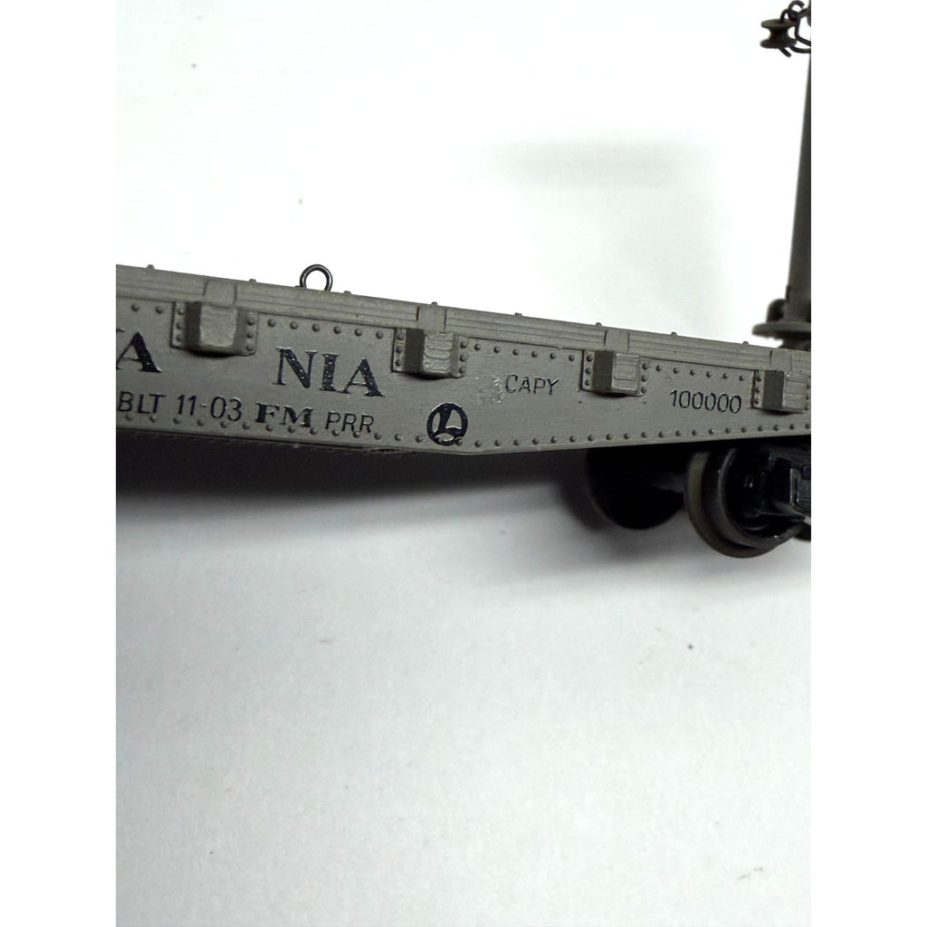 Vintage Rivarossi HO Scale Pennsylvania PRR Flat Car #489690