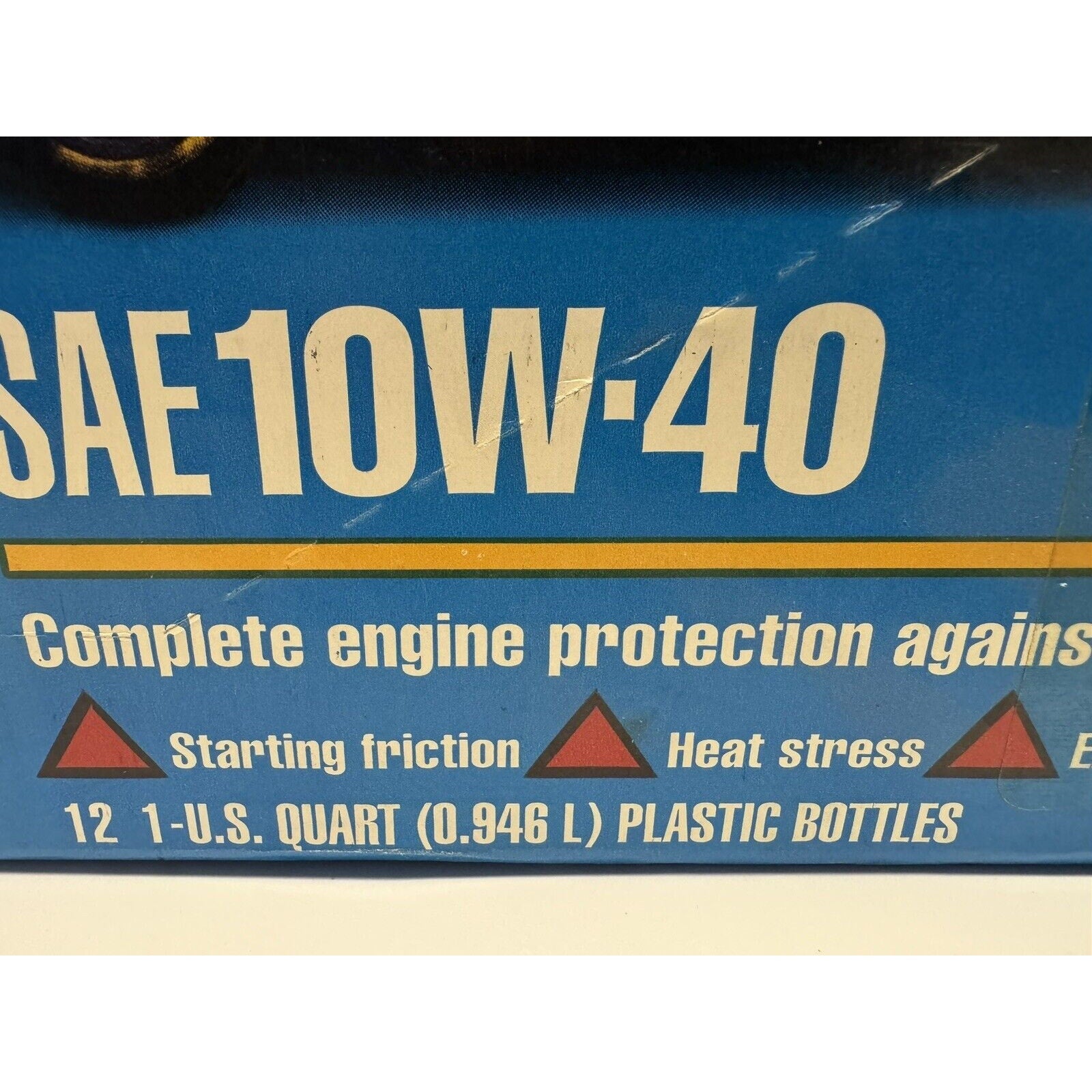 VINTAGE FACTORY SEALED BOX 12 Chevron Havoline SAE 10W-40 Motor Oil, 1 Quart USA