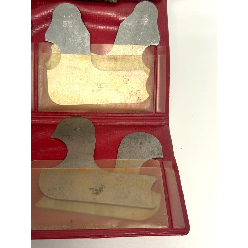 Vintage Lufkin No. 77C Radius Gage Set Made In USA